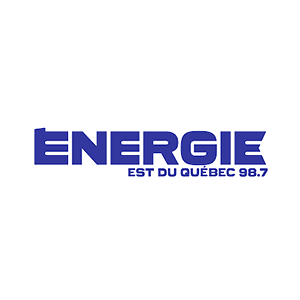 Logo de la radio Énergie 98.7 FM Est du Québec