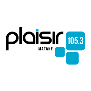 Logo de la radio Plaisir 105.3 FM Matane