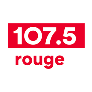 Logo de la radio Rouge 107.5 FM Québec