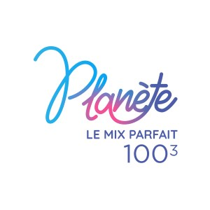 Logo de la radio PlanÃ¨te 100.3 FM Dolbeau-Mistassini